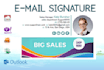 do HTML email signature
