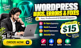 fix any wordpress errors or issues instantly