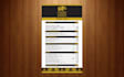 shape up easily readable, stylish menu