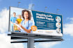 design a digital billboard banner