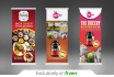 design indoor and outdoor roll up banners for your business