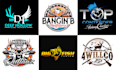 do hunting fishing outdoor deer logo super fast delivery
