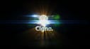 create glowing particle logo and text intro animation