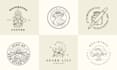 design a unique vintage logo hand drawn retro timeless