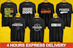 create stunning custom typographic t shirt designs