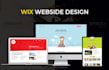 design responsive wix website mockup in 24 hours