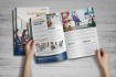 design a bi fold,z fold brochure