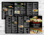 design eye catching editable restaurant menu