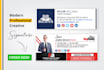 make clickable HTML email signature for gmail, outlook etc
