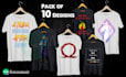 merch tee shirt design bulk design