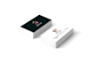 design modern business card, letterhead and invoice