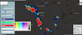 develop mapbox, interactive map, and web gis application