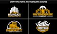 design a professional construction and contractor logo