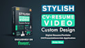 create custom resume or CV video portfolio and presentations