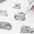 sketch 2 creative ideas for your logo