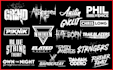 design dj, music, rap rock, band edm artist or any business logo
