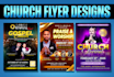 design high end flyer, social media post for business, event