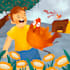 create a children book illustration, cartoon animals character or etc