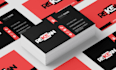 create a business card design, double sided and print ready