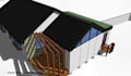 create a 3d construction animation of your small project