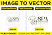 redraw, vectorize, trace, recreate your logo into vector