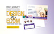 create professional postcard design for your business
