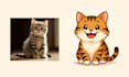 turn any object, food, or pet into a fun cartoon from photo