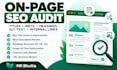do onpage SEO optimization to improve your website rankings