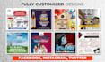 design high converting facebook ad creatives and instagram posts