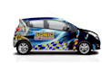 make top notch vehicle wrap, van wrap, car wrap design