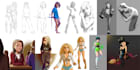 draw characters and digital illustrations