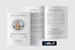 do unique funeral card and obituary design within 24 hours