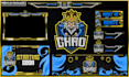 create best twitch stream overlay package and logo