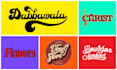 design a new custom font style or modify your logo