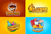 design cartoon mascot logo