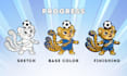 draw custom mascot logo design for gaming and brand