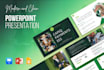 design an attractive powerpoint presentation, investor pitch deck slides