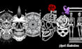 draw amazing dark art, horror and skull artwork illustration