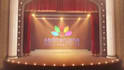 theatre curtain logo reveal