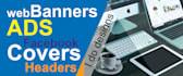 design web banners facebook covers, ads, headers