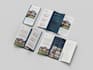 design a professional trifold brochure for your business