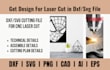 create dxf svg cutting file for silhouette and cricut