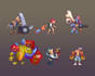create 2d game or nft traits for you