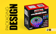 create product packaging design, box design with print ready dieline