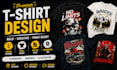create custom typography and graphic t shirt designs