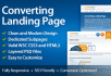 clone any landing page in HTML css