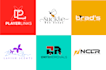 design modern minimalist flat business logo