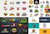 professional vector logo business card or branding