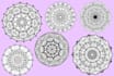 create super detailed mandalas