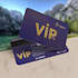 attractive plastic or transparent business card design